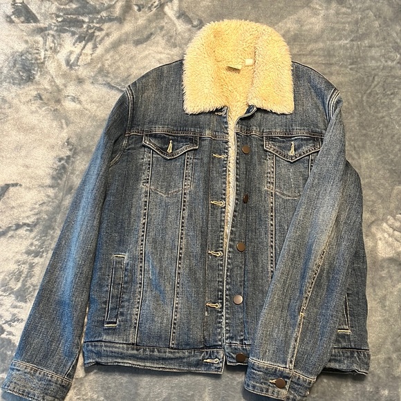 BP Jean Jacket Sherpa Collar - Picture 1 of 6